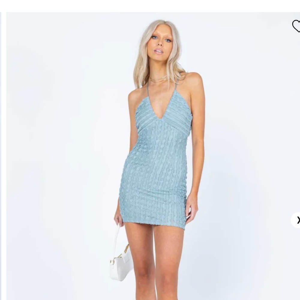 Princess Polly Brooke Mini Dress Blue